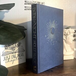 “Book of Night” by Holly Black sign edition - used without paper cover.